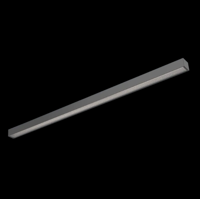 LM25 – Slim, lineaarinen pinta asennettava LED-kattovalaisin peitelevyllä, Valkoinen, 24V