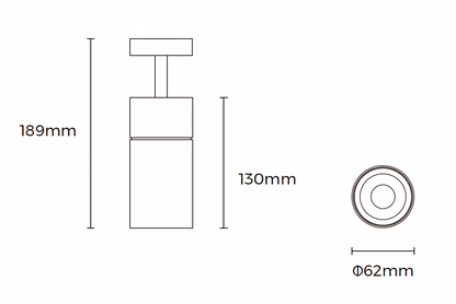 LED-alasvalo LSMS-62 mitat ja tekniset tiedot