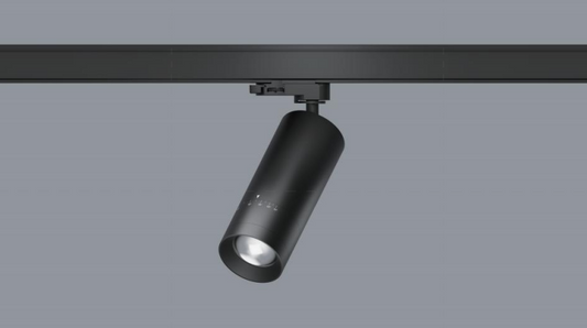 LSSZ-65 zoomattava LED-kiskovalaisin musta 3-vaihe myymälä-, ravintola- ja näyttelykäyttöön