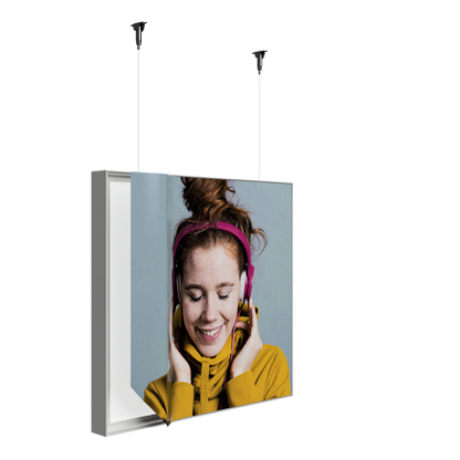 LumiSign Textile – 23 mm yksipuoleinen valaistu pinkokehys