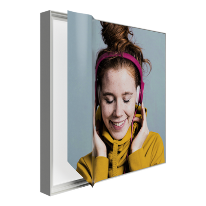 LumiSign Textile – 23 mm yksipuoleinen valaistu pinkokehys