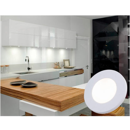 2,8W 12V LED-kalustevalaisin MAGNETO valkoinen, 260lm CRI80, IP20, himmennettävä