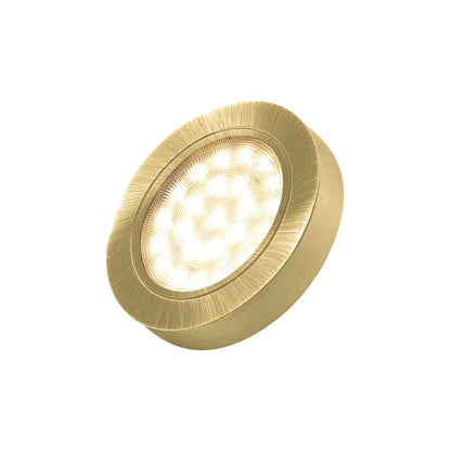 2W 12V LED-kalustevalaisin OVAL kulta, 200lm CRI80, IP20, himmennettävä