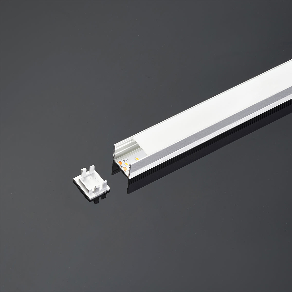 Pinta LED-profiili 1613 – syvempi alumiiniprofiili LED-nauhoille (16x13 mm)