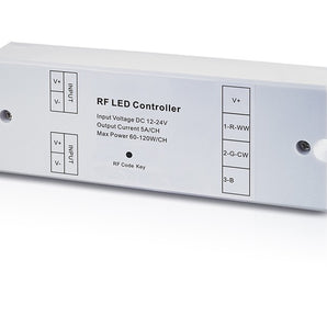 Sunricher SR-1029 – RF LED-dimmer 12-24V, 3-kanava 5A tuotekuva