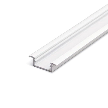 SUORA-UPPO12 LED-profiili, valkoinen uppoasennettava profiili LED-valonauhoille