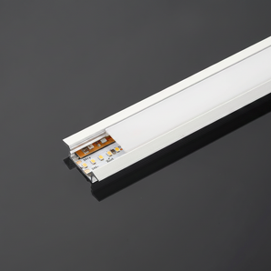 2507 upotettava LED-profiili alumiini 2,5 m – matala LED-lista LED-nauhalle 25 × 7 mm