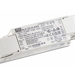 Mean Well XLC-25-H-KNS KNX-tuote – 25 W, 9-54 V, 300-1050 mA, IP67, KNX