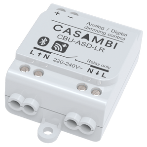 Langaton DALI-ohjain CBU-ASD-LR, analoginen ja digitaalinen himmennyskohdin Casambilta.