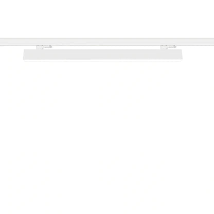 HYR-LL LED-kiskovalaisin asennettuna kiskoon, valkoinen
