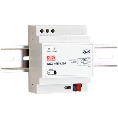 MEAN WELL KNX-40E-1280D KNX DIN-kiskovirtalähde 30V 1,28A
