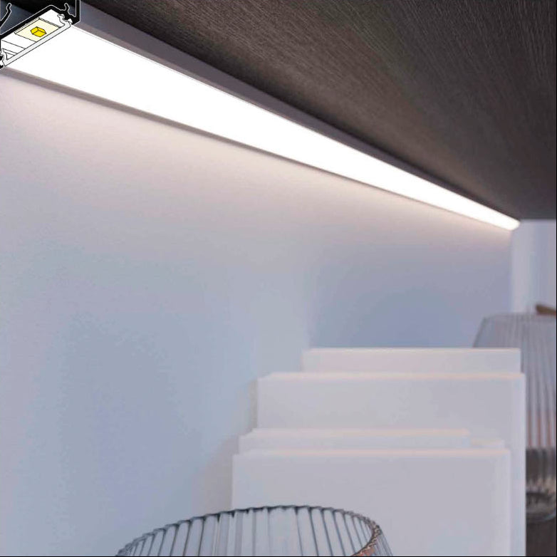 Kulma16 alumiiniprofiili LED-nauhalle hylly- ja kalustevalaistuksessa