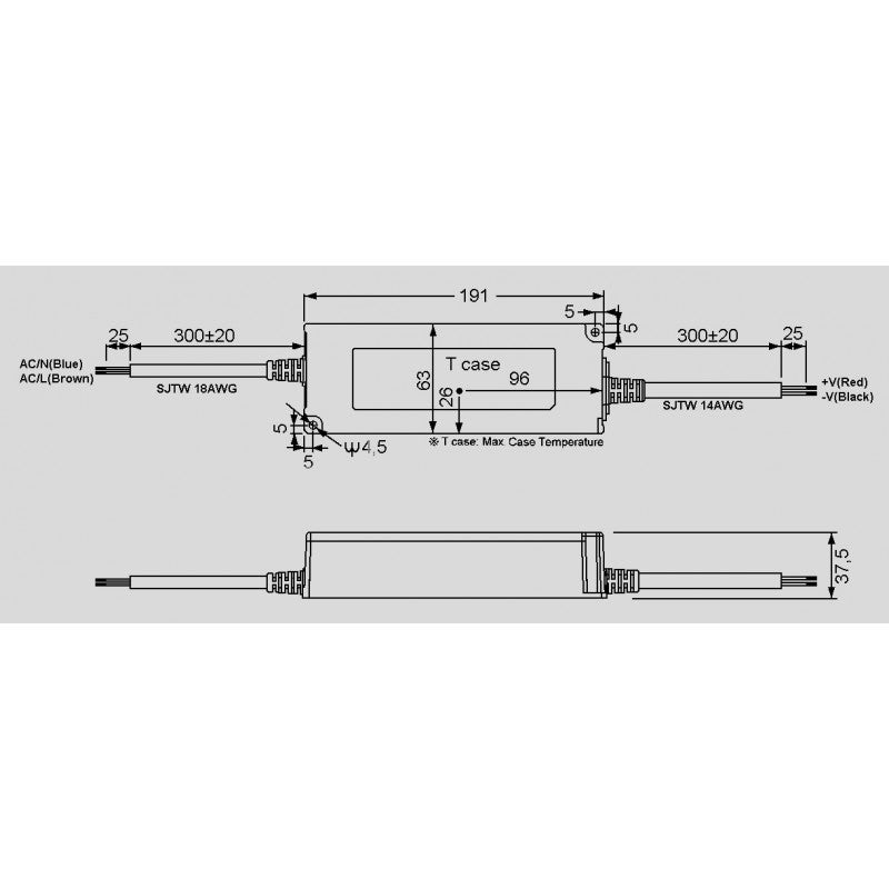 Mean Well LPV-150-24 – 24V 150W LED-vakiojännitelähde