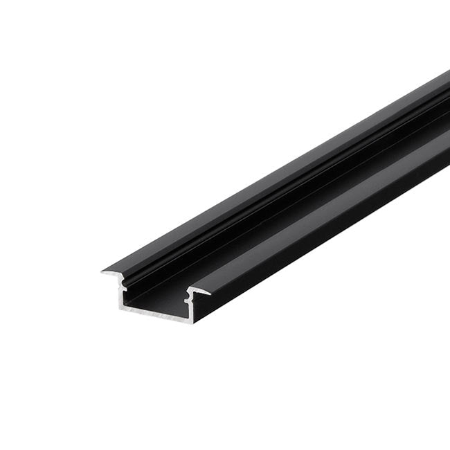 SUORA-UPPO12 LED-profiili, musta